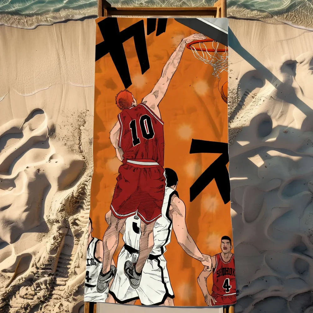 Slam Dunk Anime Beach Towel – Quick Dry Microfiber | 11 Sizes