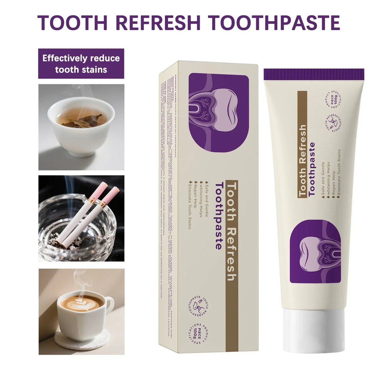 Whitening Toothpaste – Enamel Repair, Tartar & Stain Remover