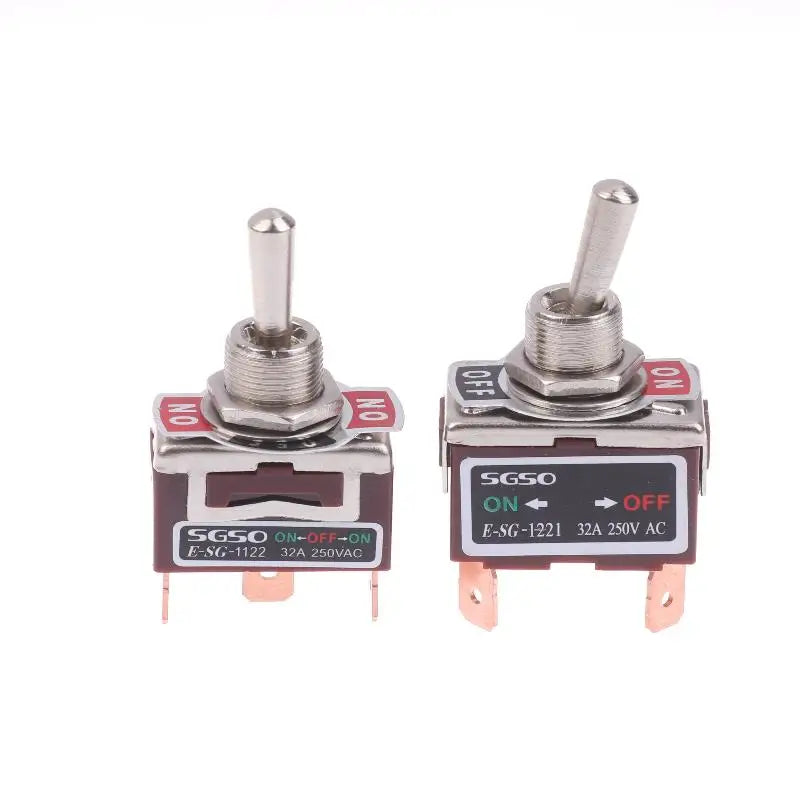 E-SG Self-Locking Rocker Toggle Switch 32A 250VAC 2/3/4/6 Pin