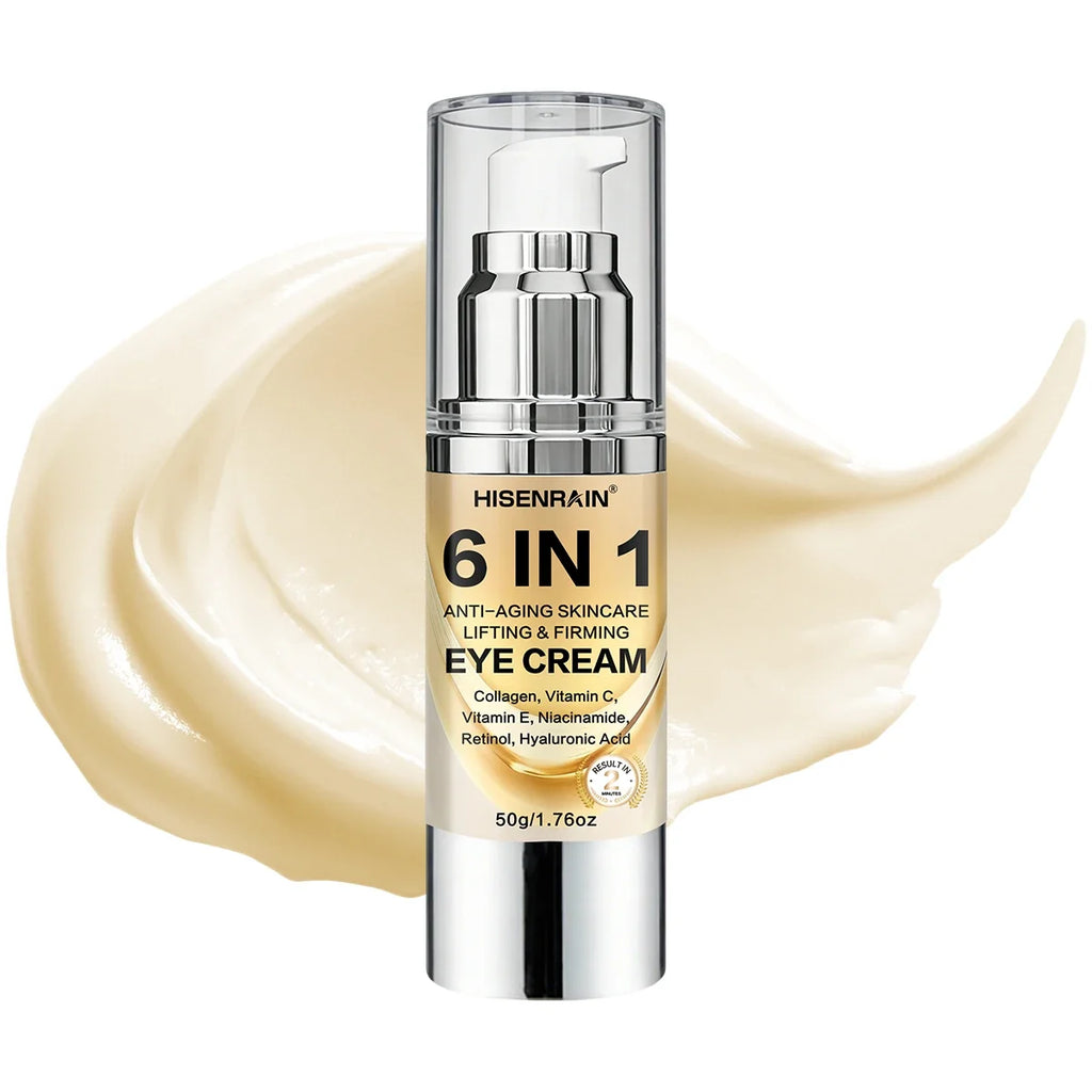HISENRAIN 6-in-1 Eye Cream – Dark Circles & Wrinkles | 50g