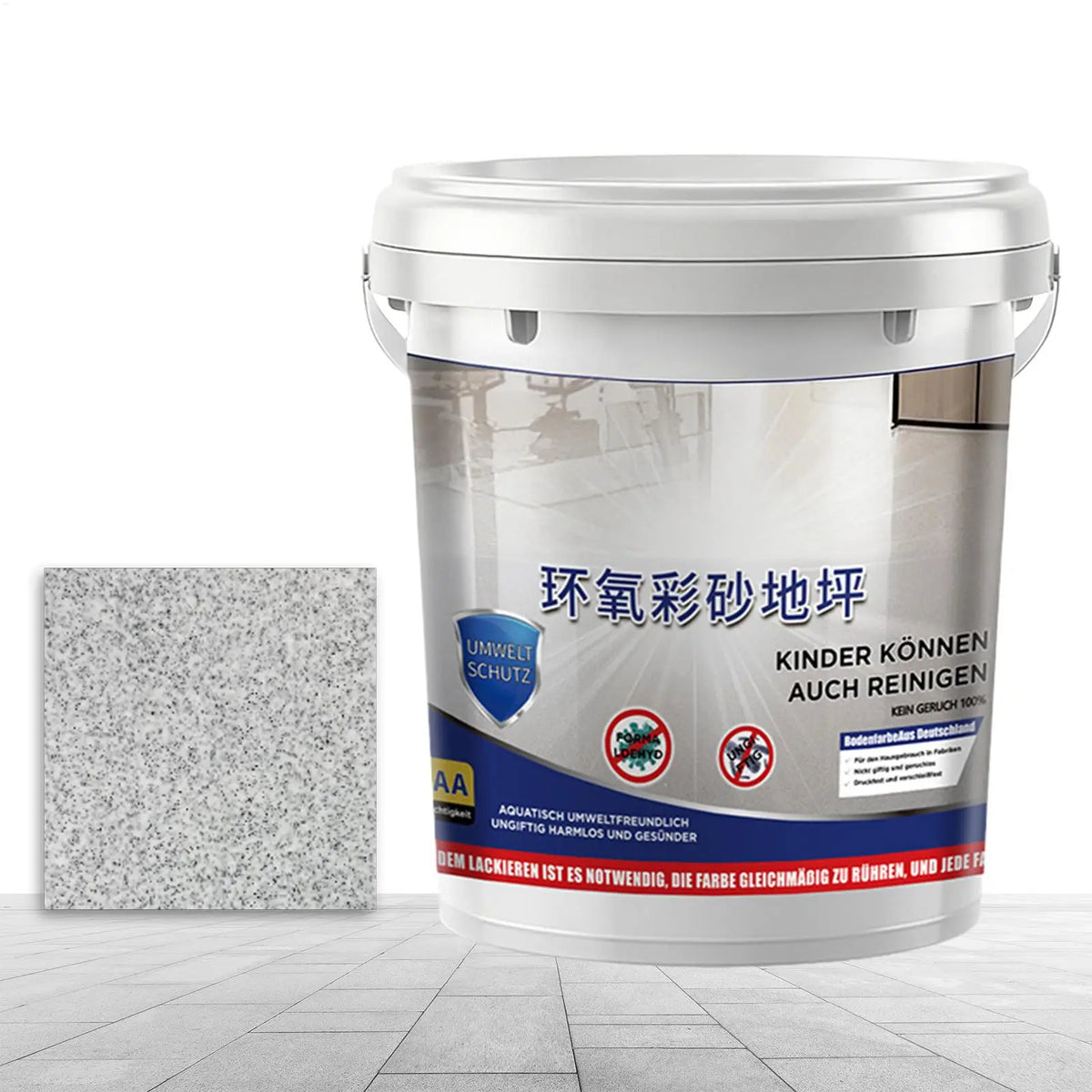 Epoxy Sand Floor Paint – High-Gloss Self-Leveling Coating