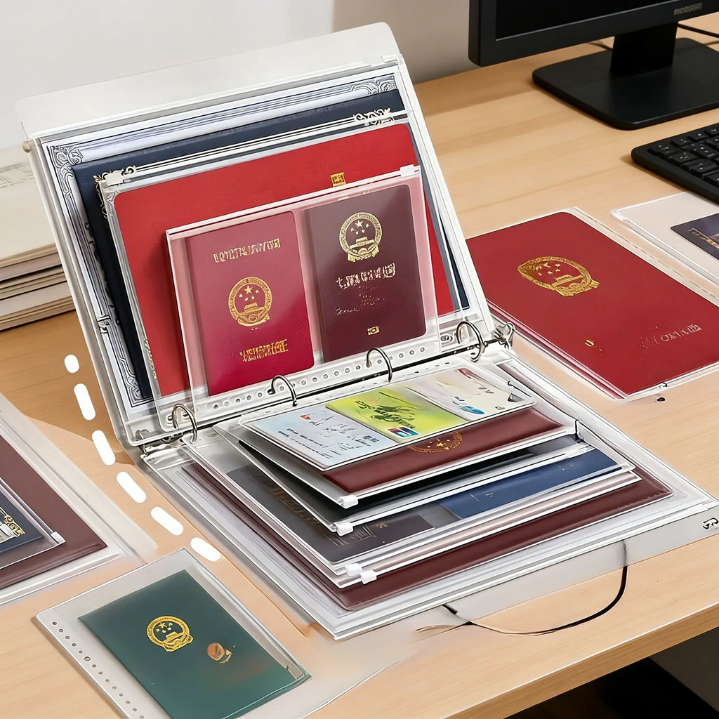 A4/A5/B5 PP Binder Document Organizer | ID & Certificate Storage