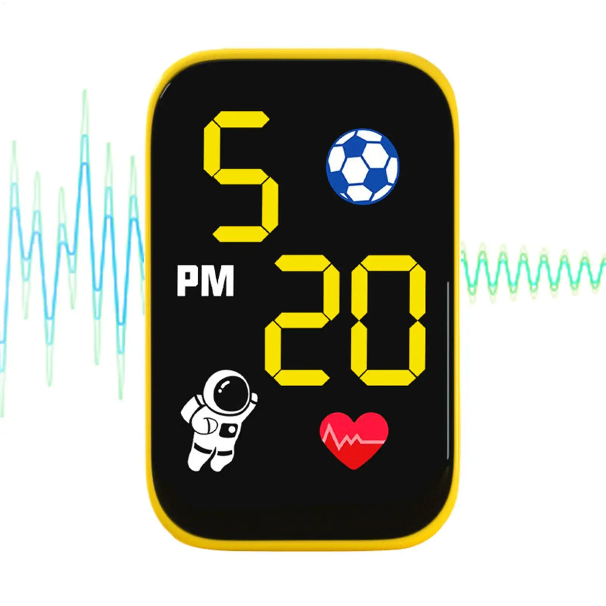 Mini Motorcycle Clock Dashboard Mount Waterproof Lighted Display