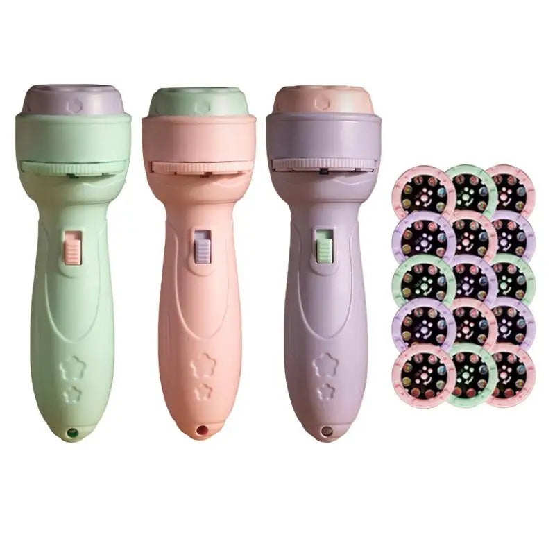 Kids Flashlight Projector – 120 Cartoon Patterns Torch Toy