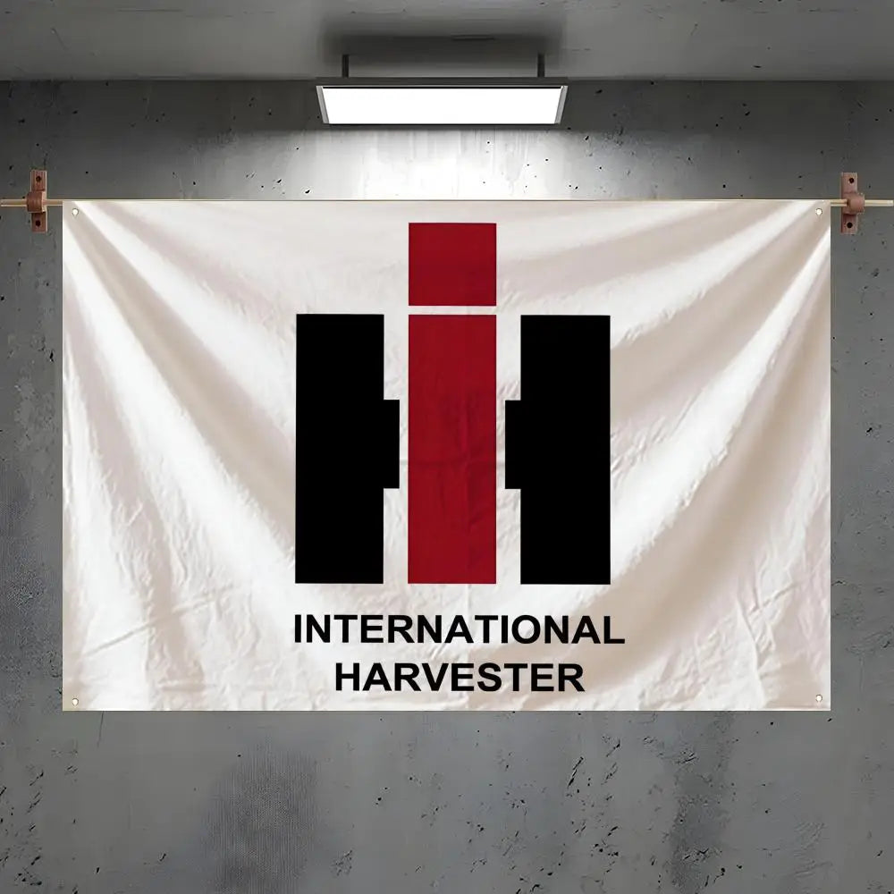 International Harvester Flag – Indoor & Outdoor Wall Banner Decor