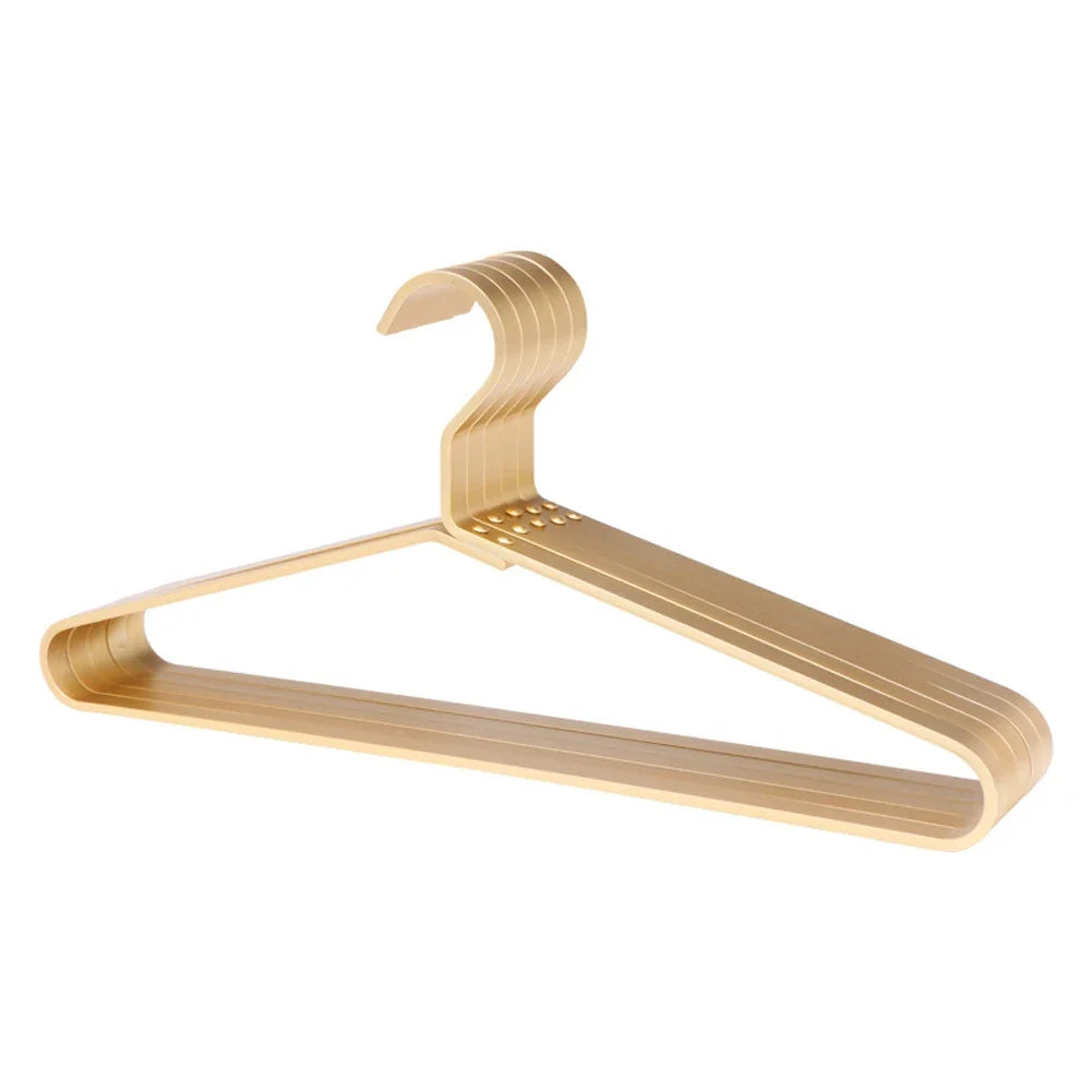 5-Pack Aluminum Alloy Coat Hangers | Heavy-Duty Clothes Rack