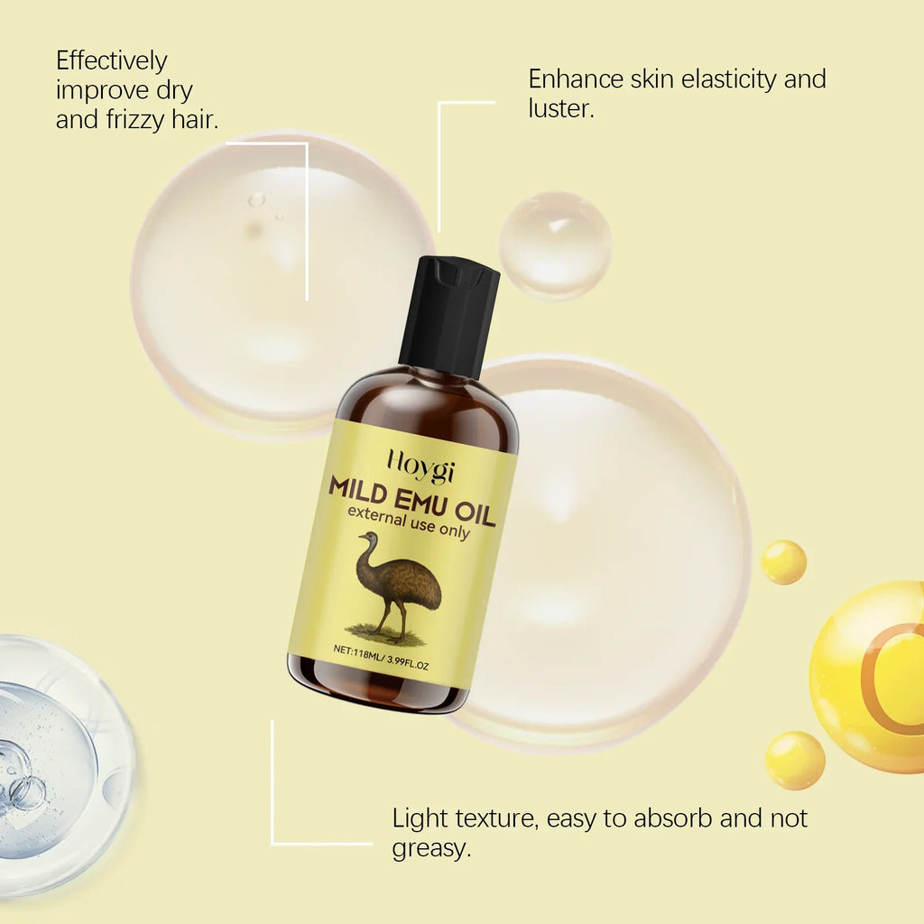 Hoygi Emu Oil Anti-Aging Moisturizer – Skin & Hair 118ml