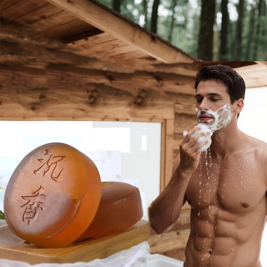 Agarwood Sandalwood Essential Oil Soap 100g – Natural Bar
