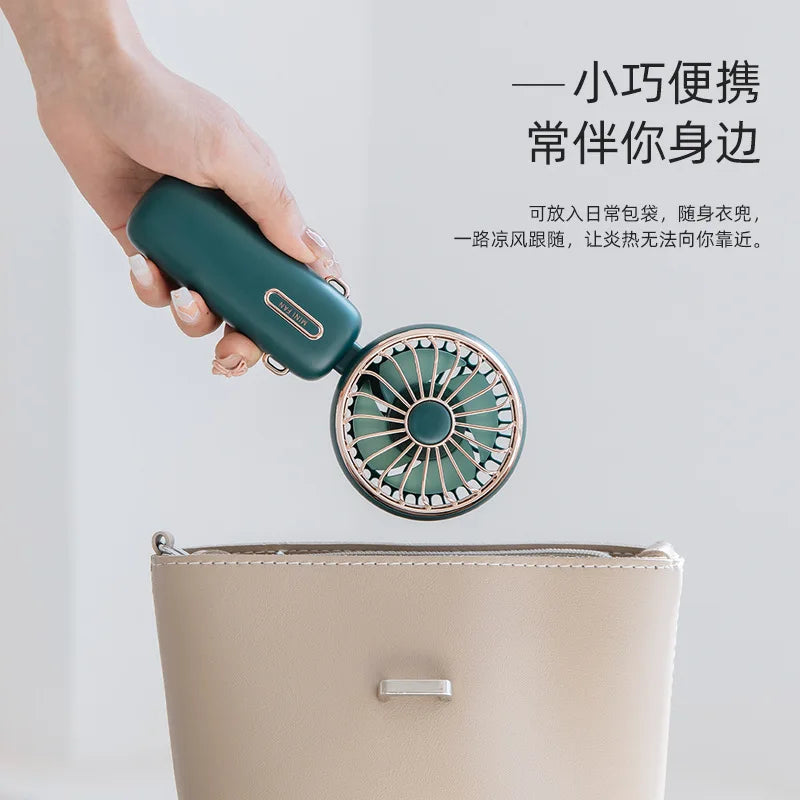 URGGU Mini Folding USB Rechargeable Handheld & Neck Fan