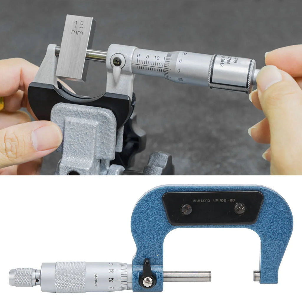 Micrometer Spiral 25 Outside Measuring Calipers Mechanical Structure