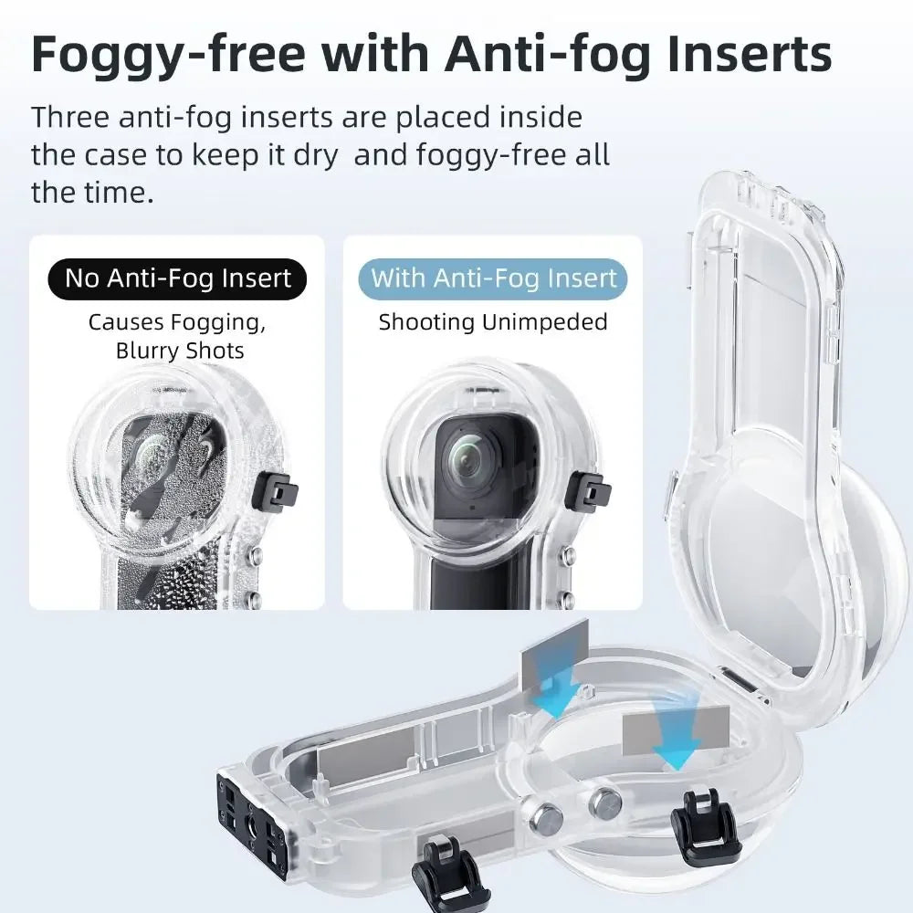 Insta360 X4 Waterproof Dive Case – 50M Underwater Housing