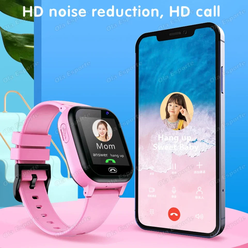Kids Smart Watch GPS SIM Card Video Call SOS – Boys & Girls
