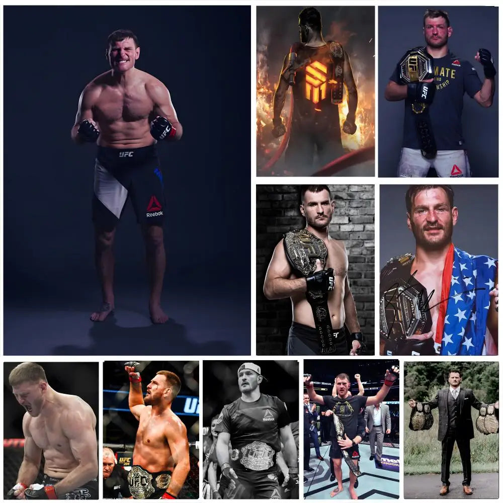 Stipe Miocic Boxer HD Art Poster – Waterproof Wall Decor