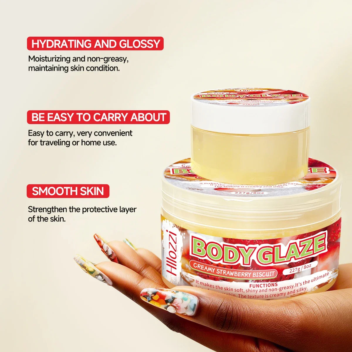 Body Glaze Moisturizing Cream – Brighten & Protect Skin 227g