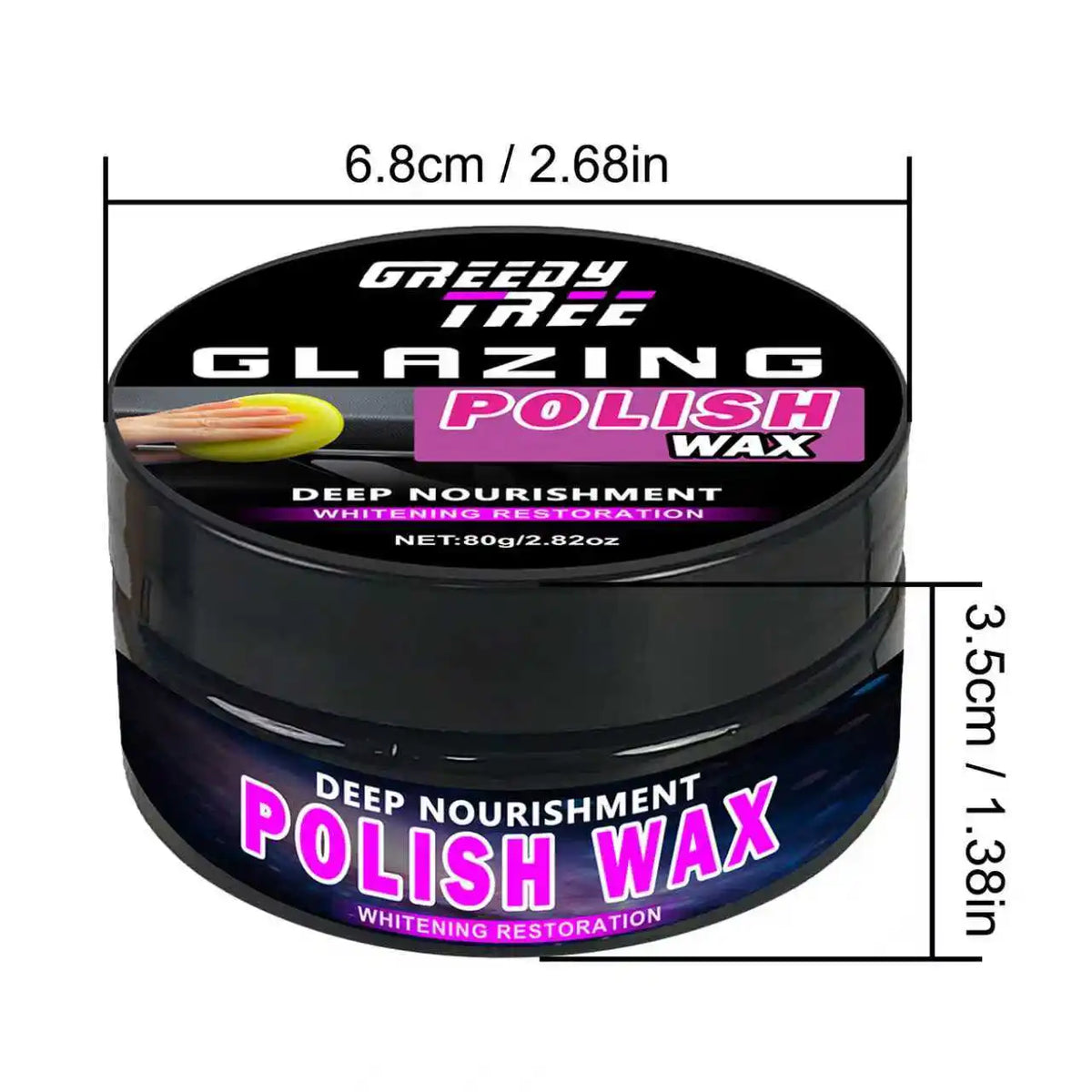 Leather & Plastic Repair Polishing Wax | Car Interior Care
