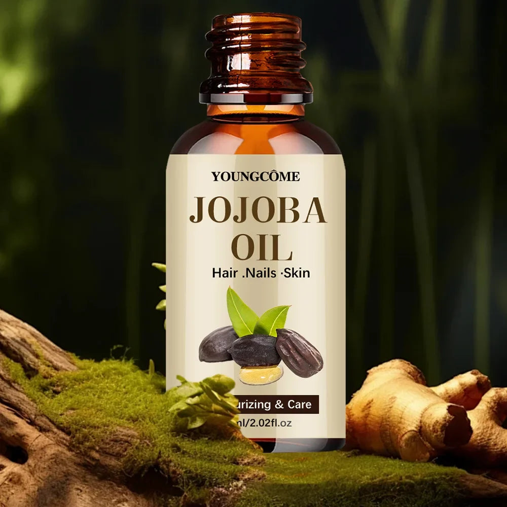 Organic Cold Pressed Jojoba Oil – Face, Hair, Skin & Nails 60ml