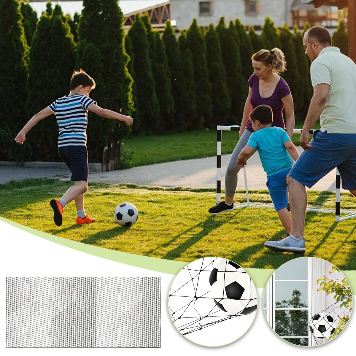 Weatherproof Ball Stop Netting – Nylon Multi-Sport Barrier