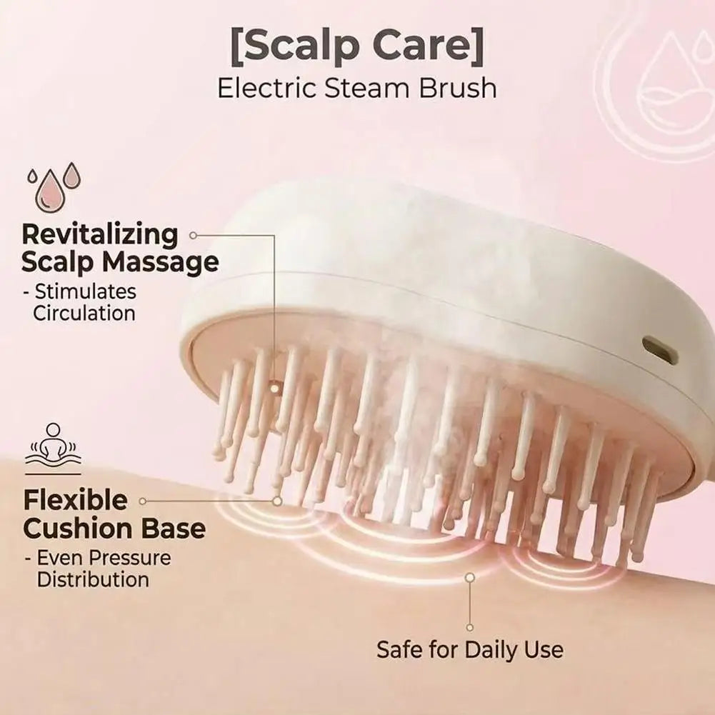 3-in-1 Anti-tangle Anti-static Frizzy Hair Scalp Care Mist Spray Comb