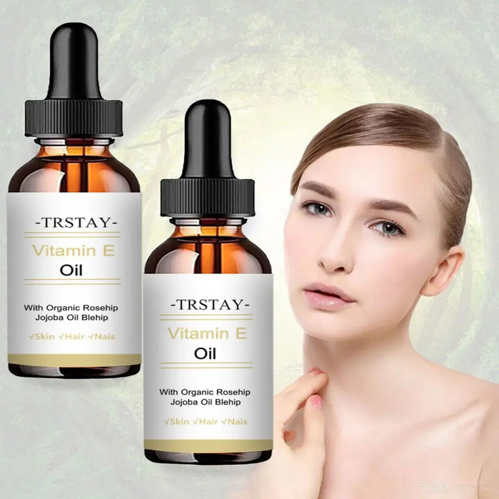 Vitamin E & Jojoba Face Serum Oil – Brighten & Firm Skin
