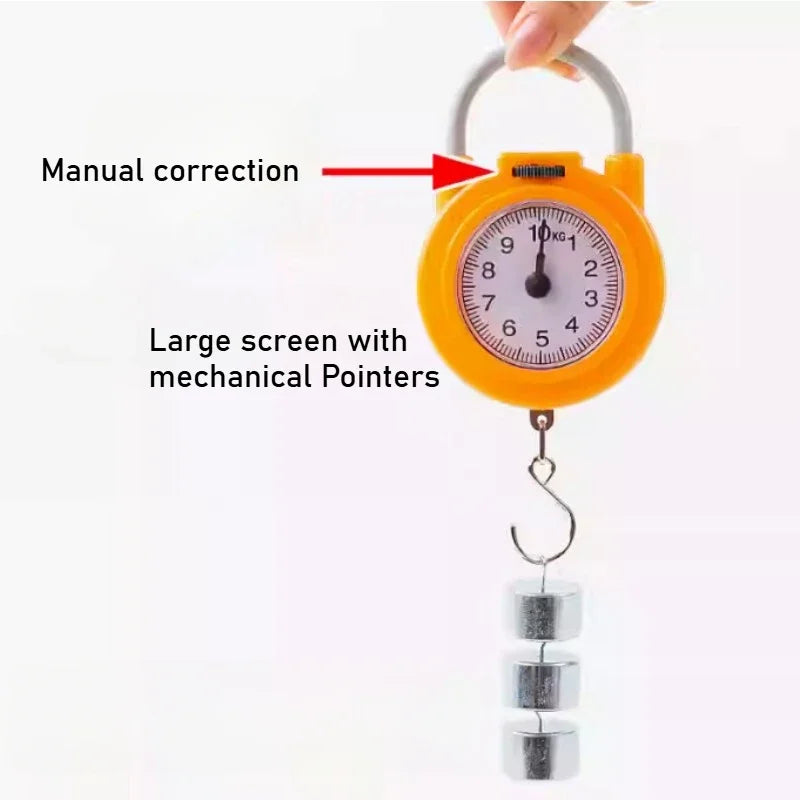 10kg Portable Hanging Scale | 0.1g Precision Kitchen & Travel