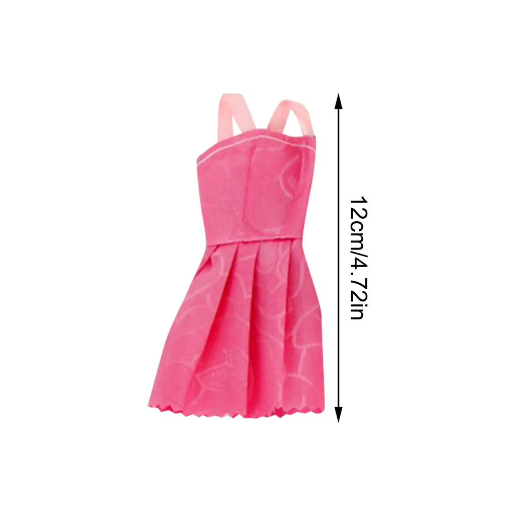 10-Piece Doll Fashion Clothing Set – Dresses, Coats & Hats