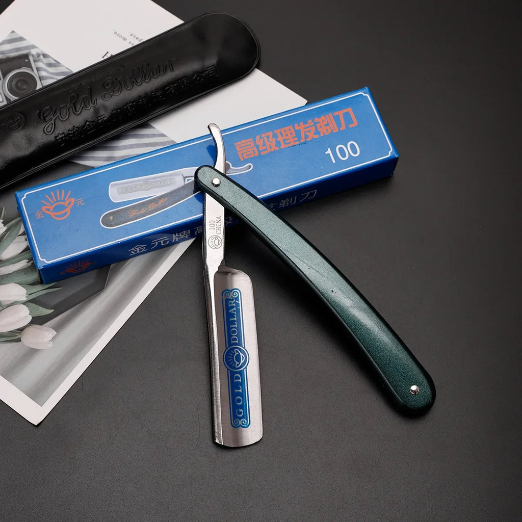 Professional Folding Straight Razor – Stainless Steel Barber Knife
