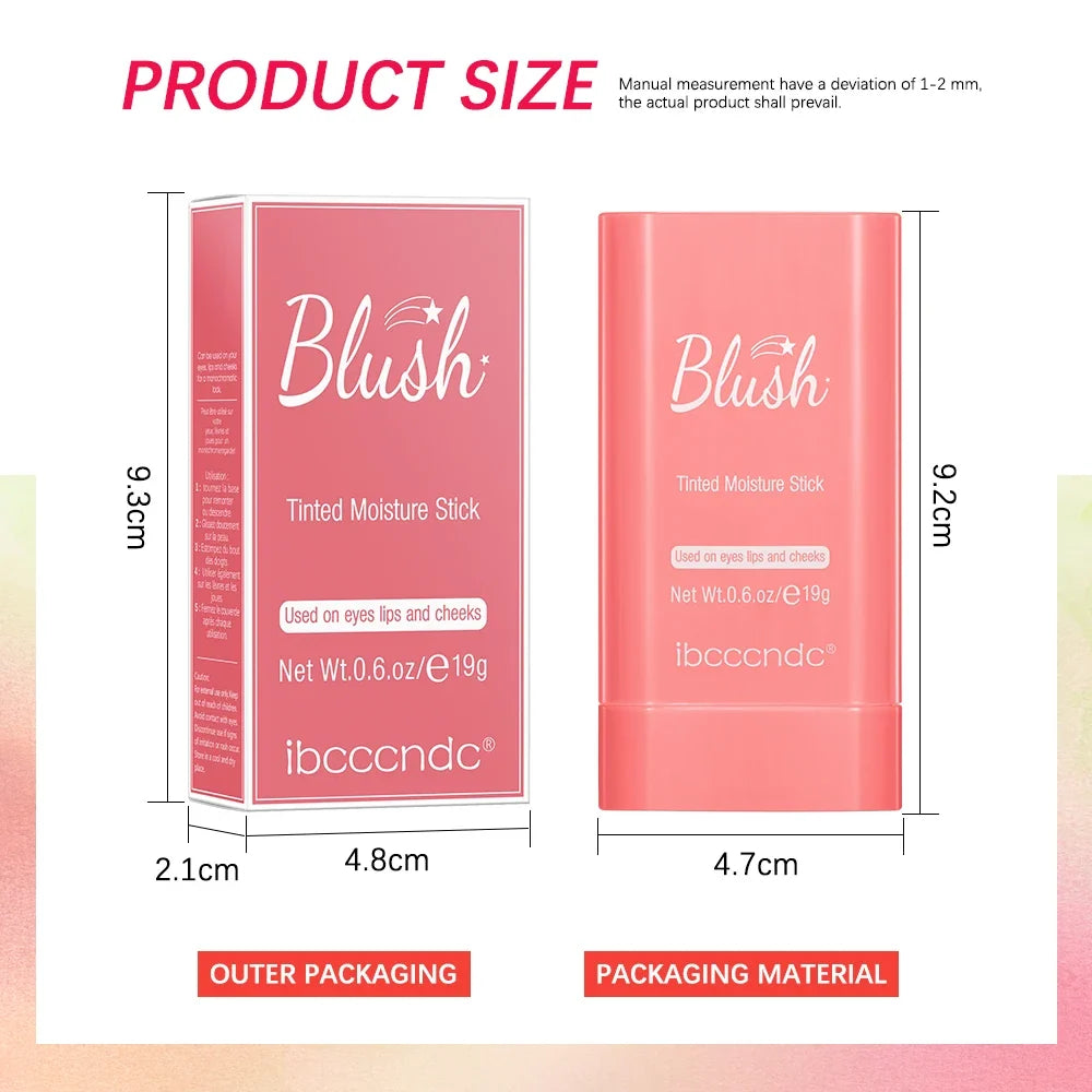 ibcccndc Multi-Use Cream Blush Stick – Long-Lasting Blusher