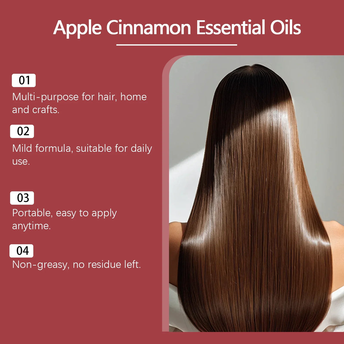 Apple Cinnamon Hair Care Oil – Moisturizing & Smoothing 100ml