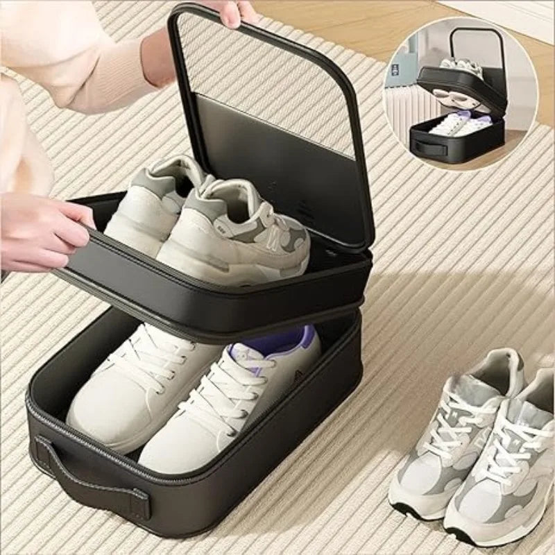 Shoe Bags for Travel – Holds 3 Pairs | Carry-On Organizer