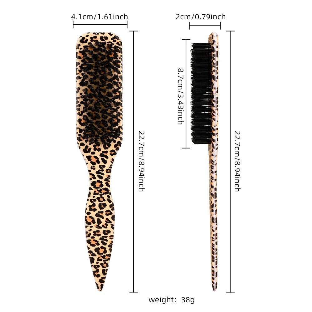 4pc Nylon Bristle Edge Hair Brush Set – Slick Back Styling