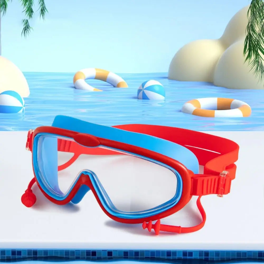 Wide Frame Anti-Fog Swimming Goggles – UV Protection Adults