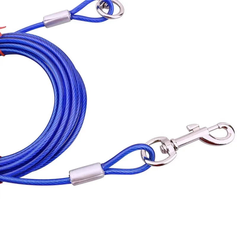 Heavy Duty 3m Dog Tie-Out Cable | Coated Steel Wire Leash