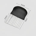 PLYS Stainless Steel Wavy Blade Potato Cutter & Veg Chopper