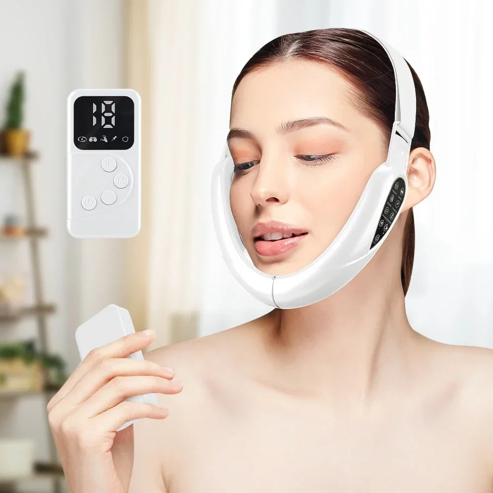 Hailicare V Face Massager | LED Display, Vibration & Lift