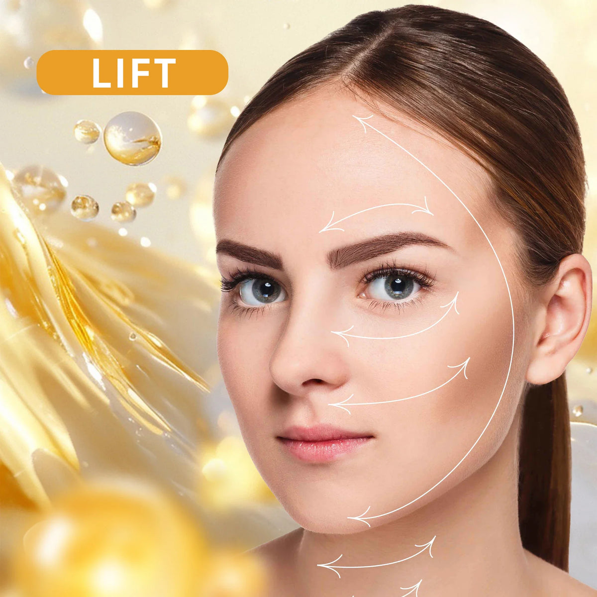 1 ALL-IN-ONE FACIAL SERUM Hyaluronic Acid Niacinamide Vitamin C E