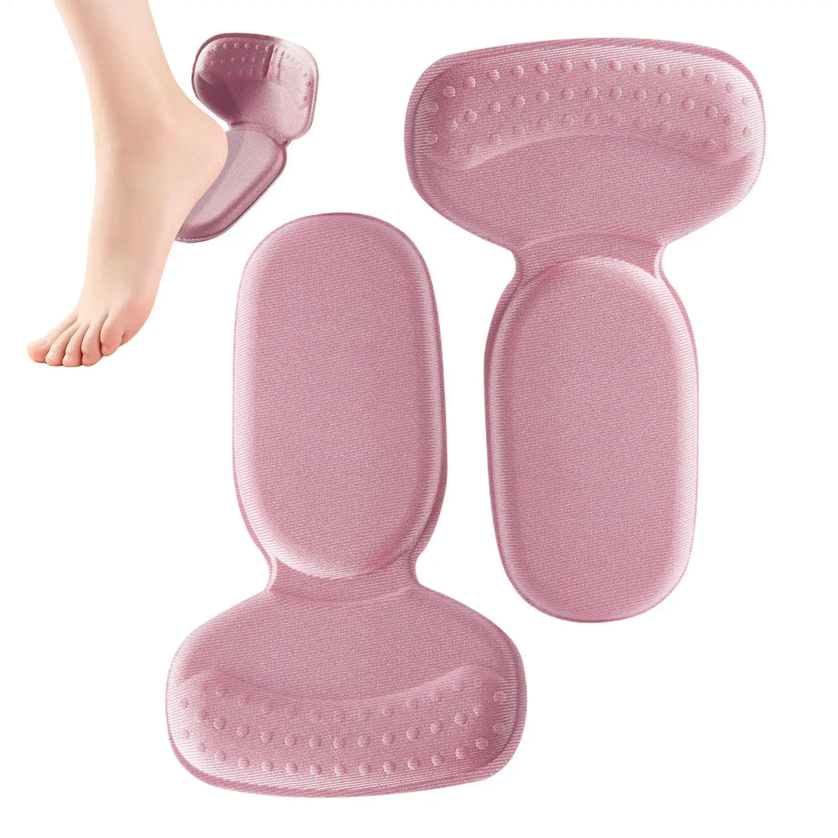 Heel Cushion Pads 2Pcs – Anti-Slip Blister Guard Insoles