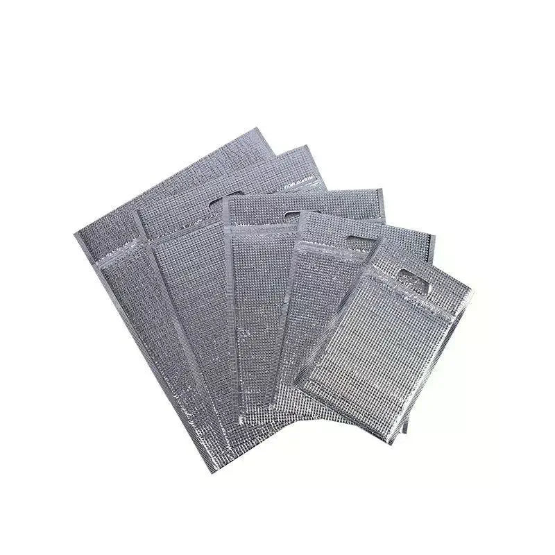 5-Pack Insulated Thermal Bags with Zipper & Carry Handle