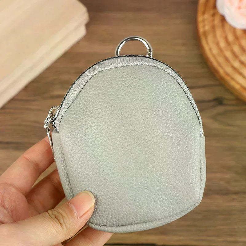 RFID Blocking Keychain Wallet – PU Leather Coin Purse & Key Pouch