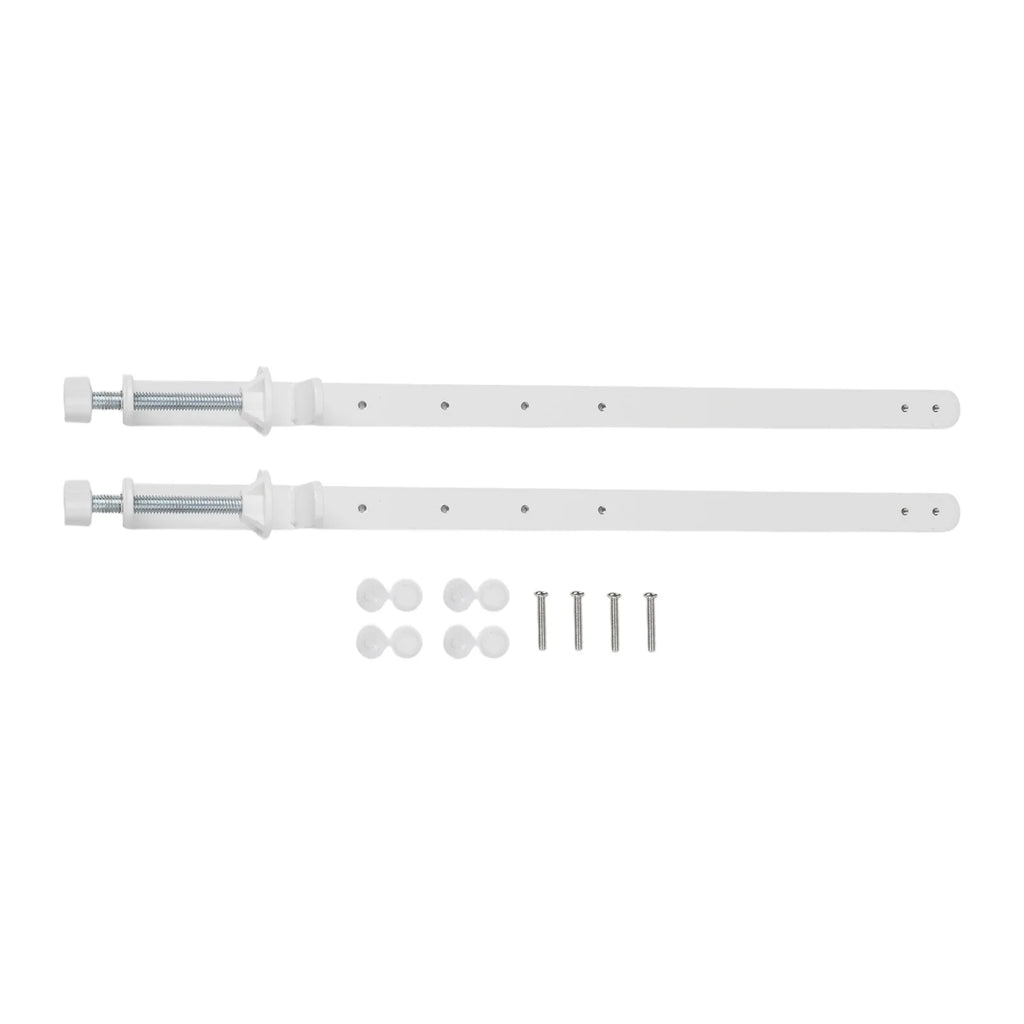 2-Pack Desk Clamp Pegboard Bracket – 41.5cm, Fits 1–5.5cm Desks