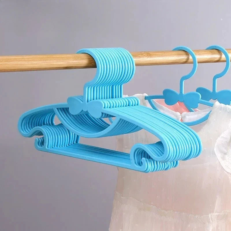 Kids Baby Clothes Hangers with Bow Design | 10–50 Pack