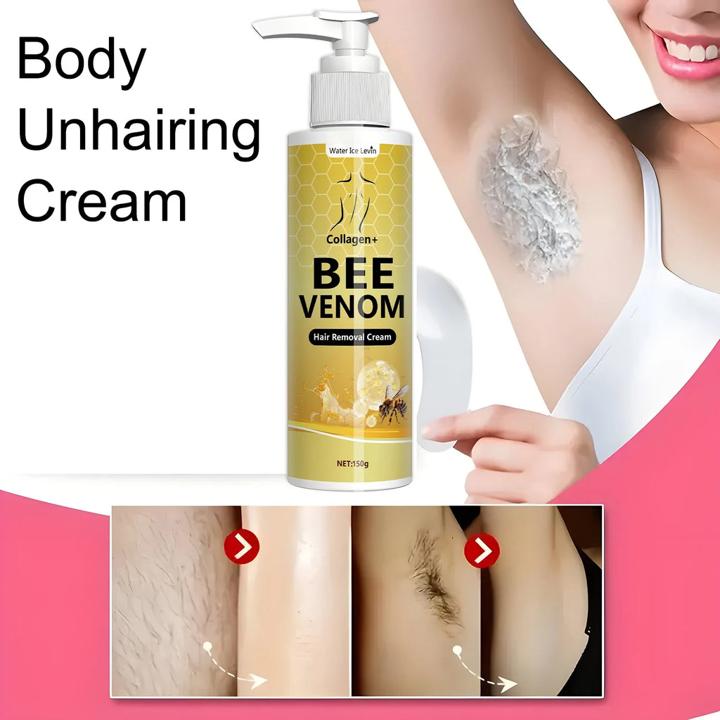 Lemon Bee Venom Hair Removal Cream – All Skin Types, 150g