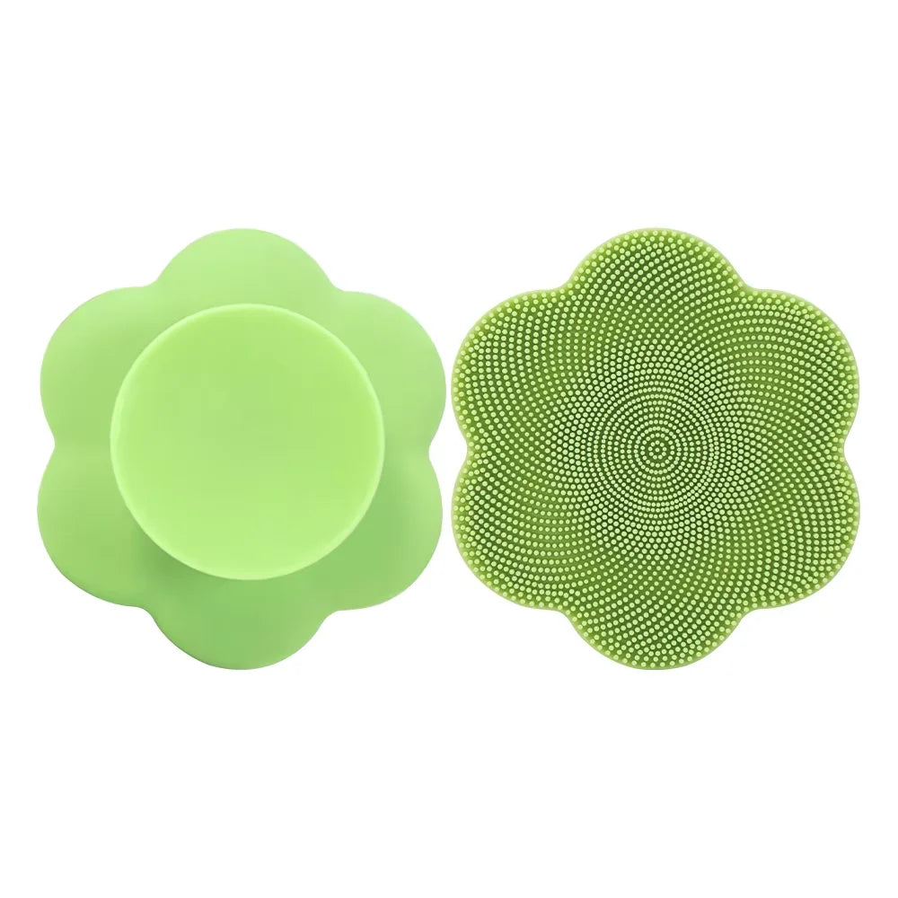 Silicone Exfoliating Shower Brush – Body & Scalp Massager