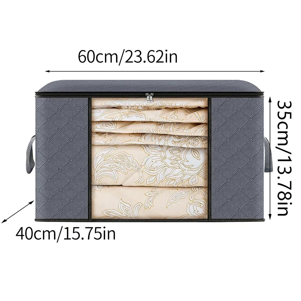 Under Bed Storage Bags for Quilts, Bedding & Clothing