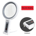 135mm LED Magnifying Glass – USB Rechargeable, 34 LEDs