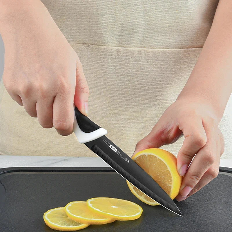 Stainless Steel Kitchen Fruit Knife with Cover | Multi-Use