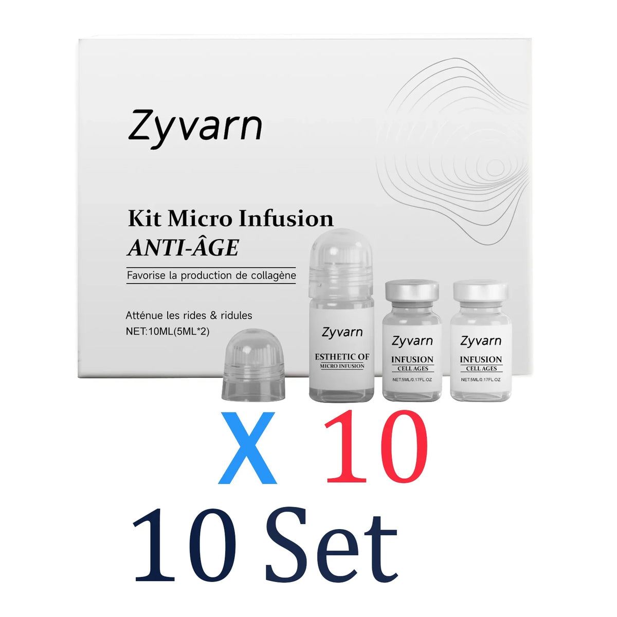 0.25mm Microneedle Facial Serum Set | Deep Hydration & Repair