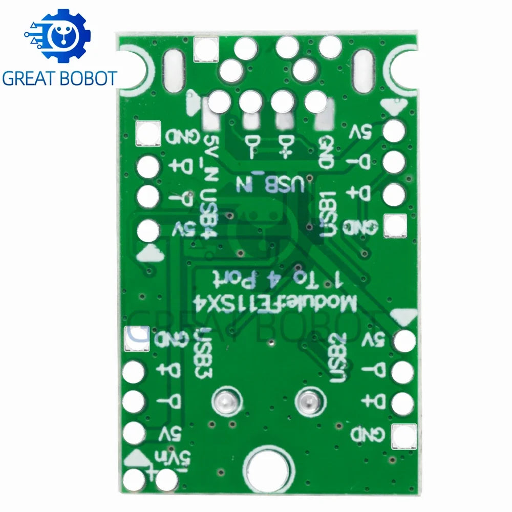 USB 2.0 Hub Module – 1-to-4 Port Expansion Adapter Board
