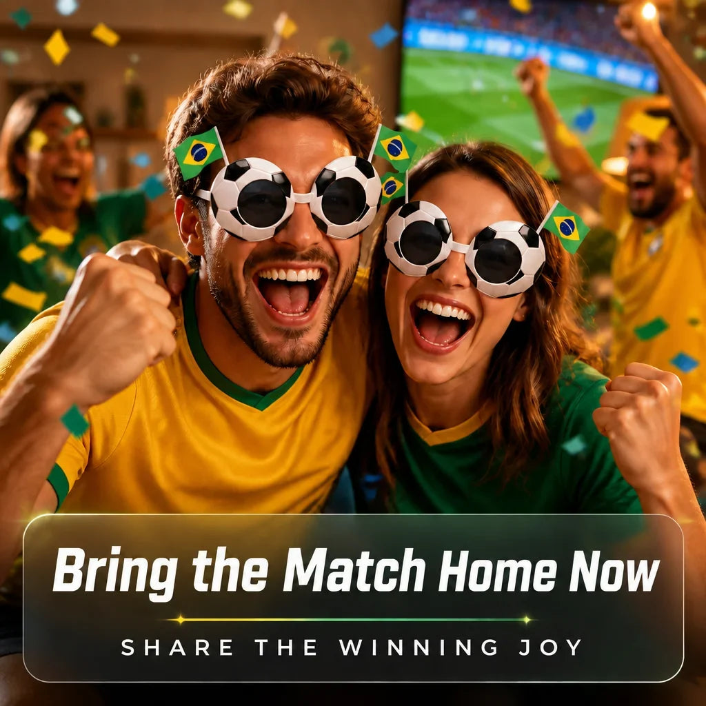 National Flag Soccer Sunglasses | 2026 Football Fan Party Gift