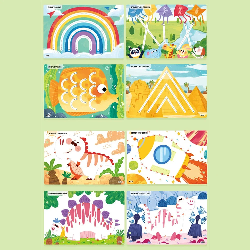 Write & Wipe Pen Control Activity Book for Toddlers & Kids