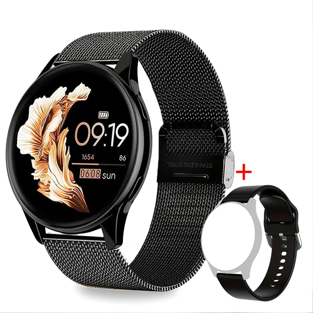 LOMAXFR T2 Pro 1.28" Smart Watch – Calls, Alerts & Dual Straps